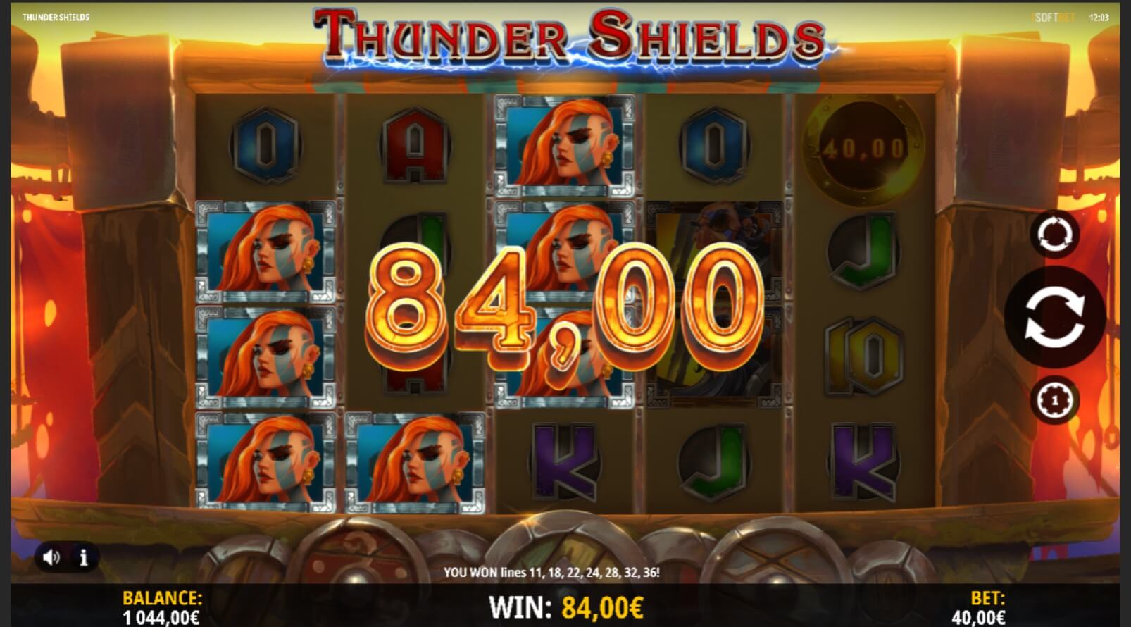 Thunder Shields gewinnen