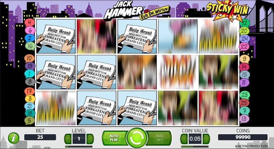 Jack Hammer Slot Spiel