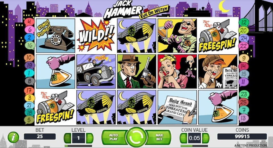 Jack Hammer Slot Spiel