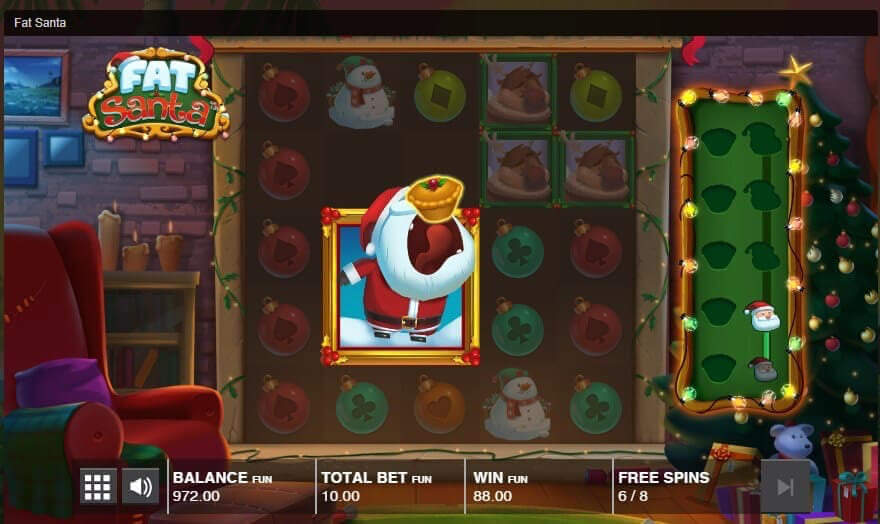 Fat Santa - Push-Gaming-Bonusspiel