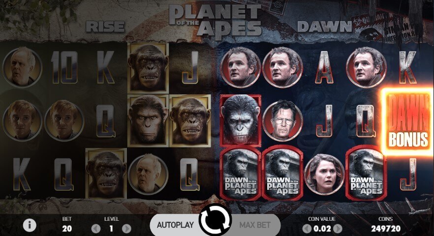 Planet der Affen online spielen