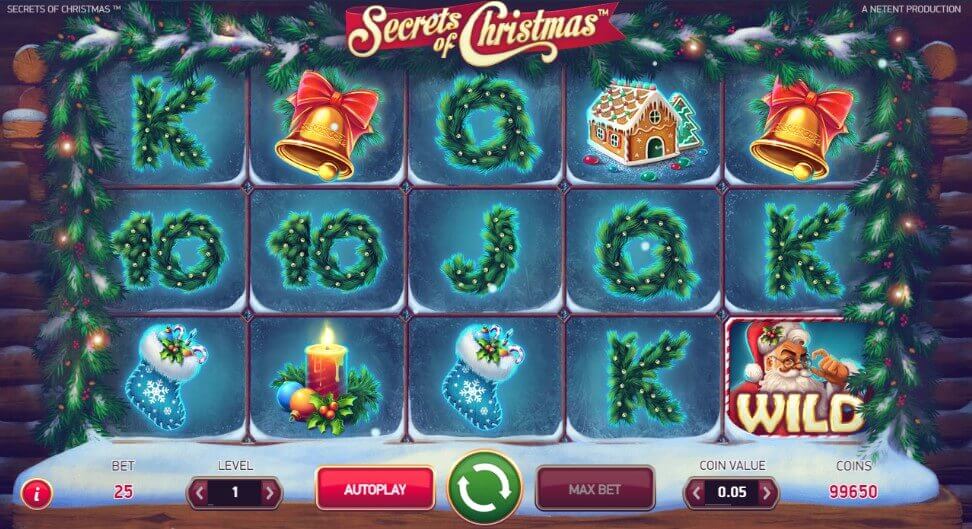 Secrets Of Christmas spielen netent Spielautomat