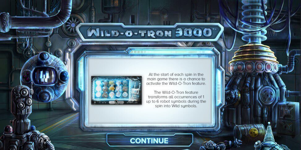 Wild-O-Tron 3000 Testschlitz