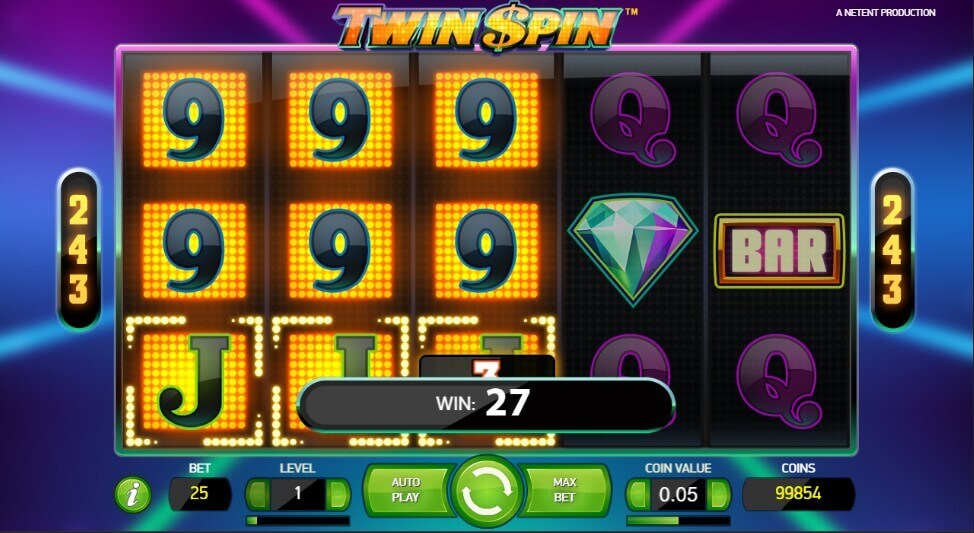 Twin Spin Slot Netent Bewertung