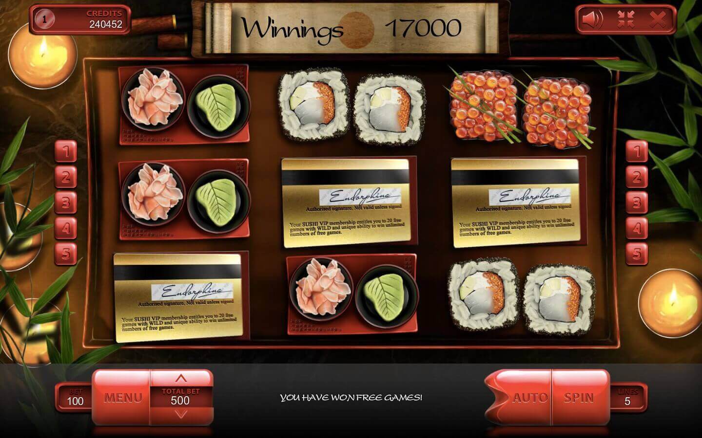 Sushi Slot Bewertung