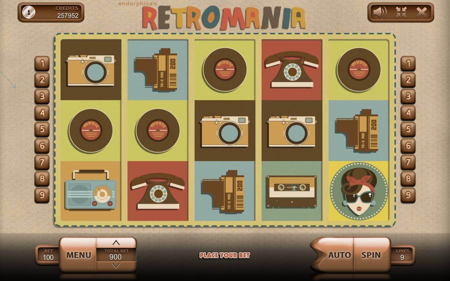Retromania Slot freies Spiel
