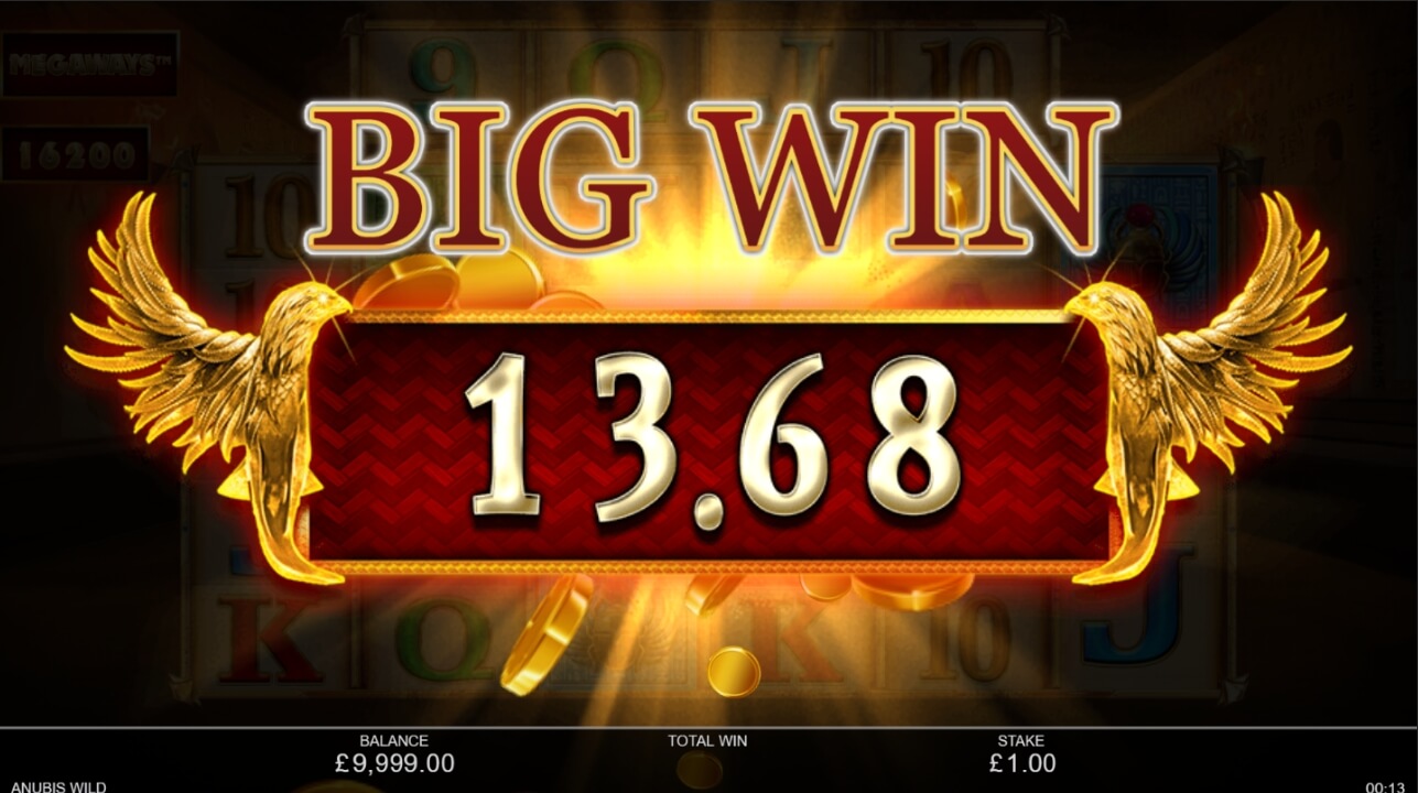 Anubis Wild Megaways Big Win