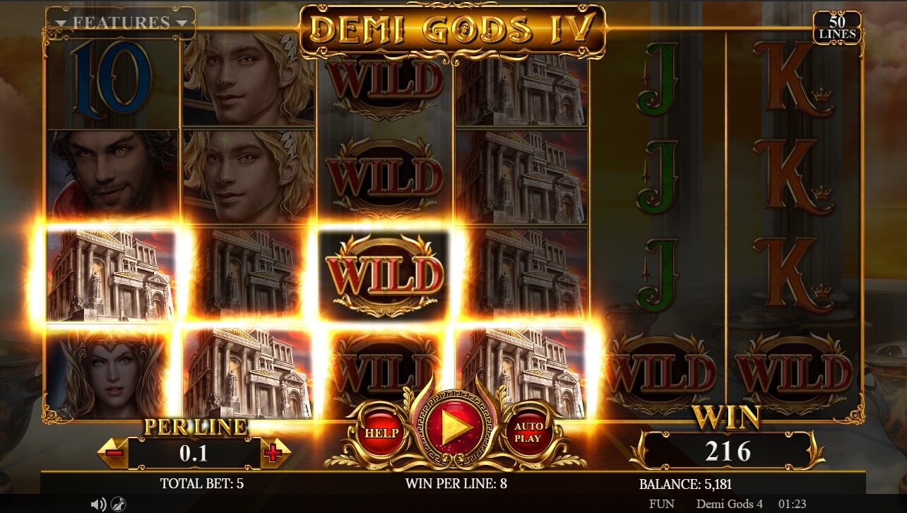 Demi Gods IV gewinnen