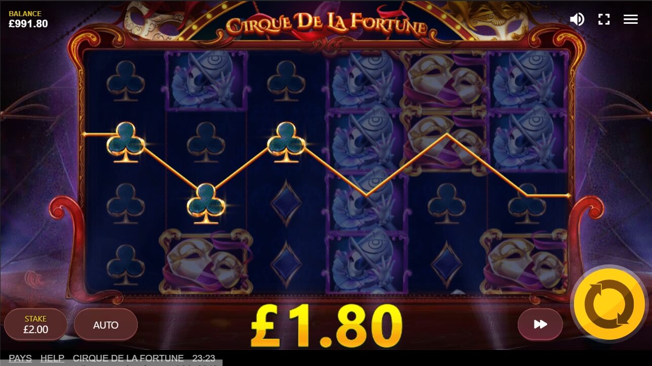 Cirque De La Fortune Spielfeld