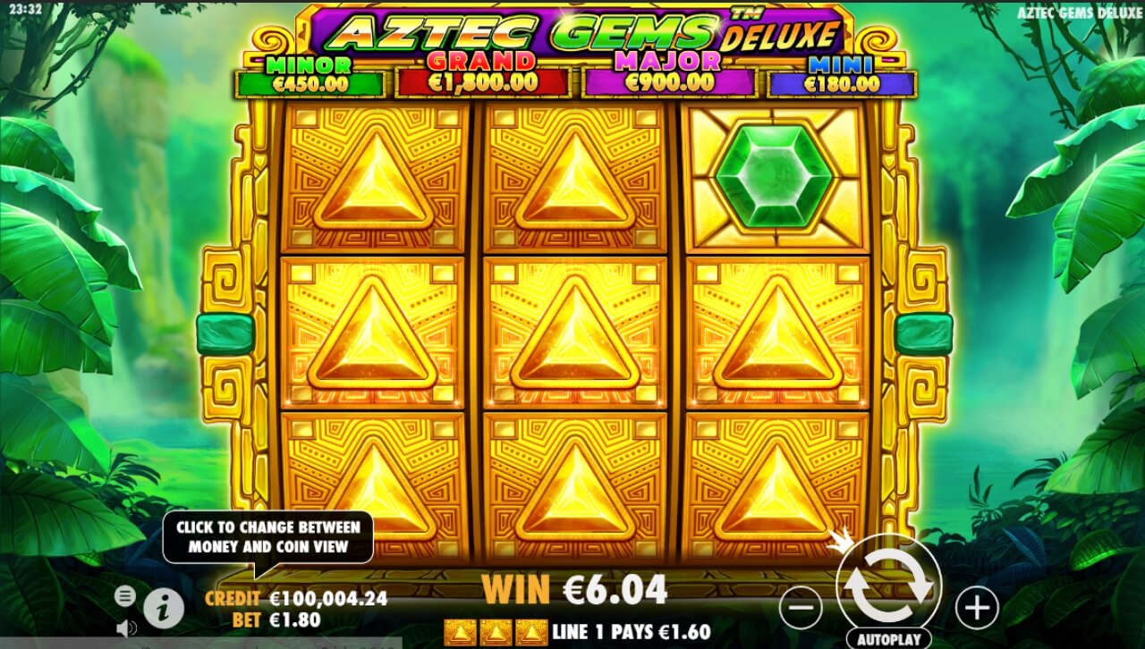 Aztec Gems Deluxe gewinnt