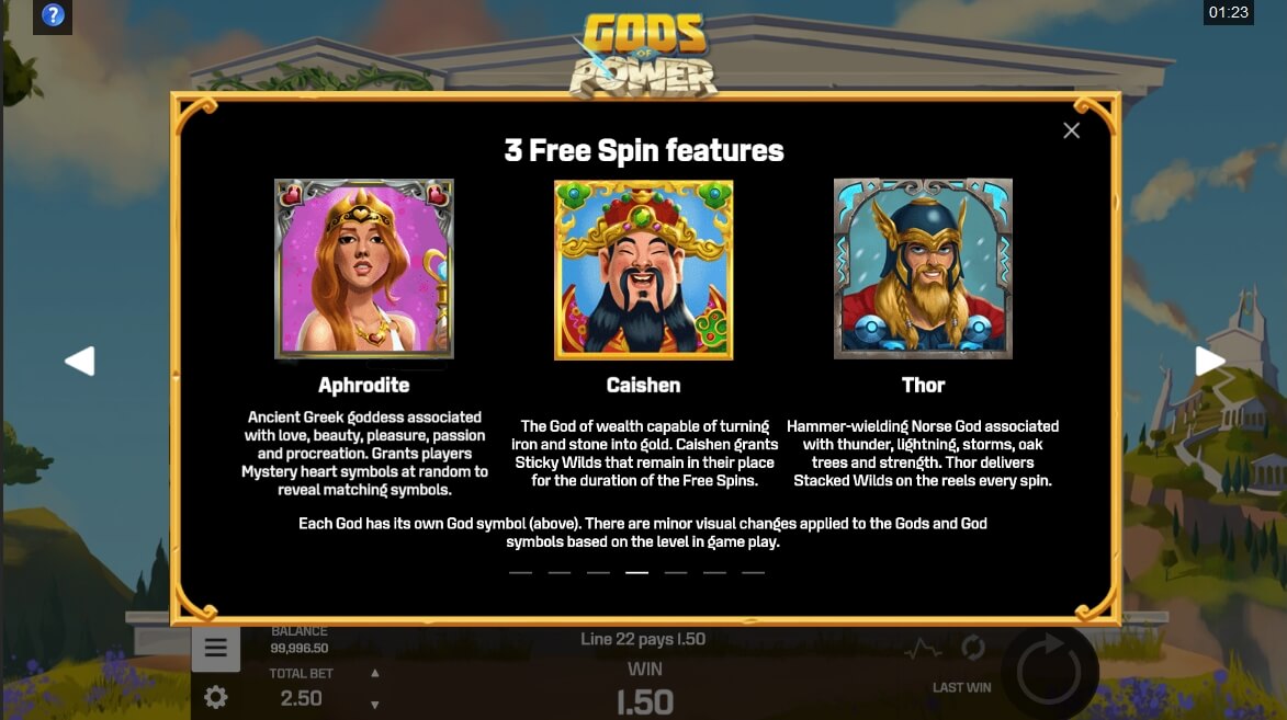 Gods of Power Bonus