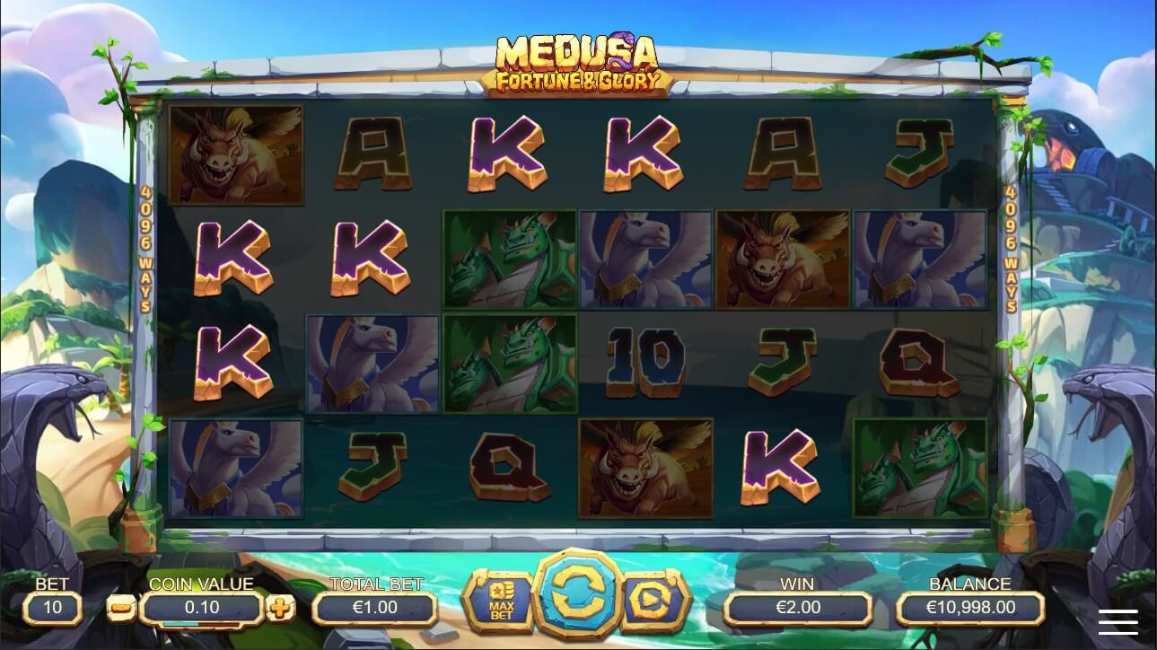 Medusa Fortune and Glory gewinnen