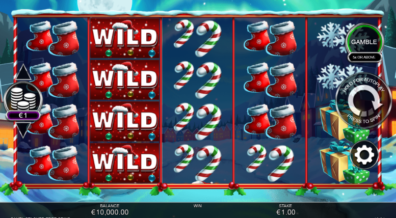 Santa Stacked Interface