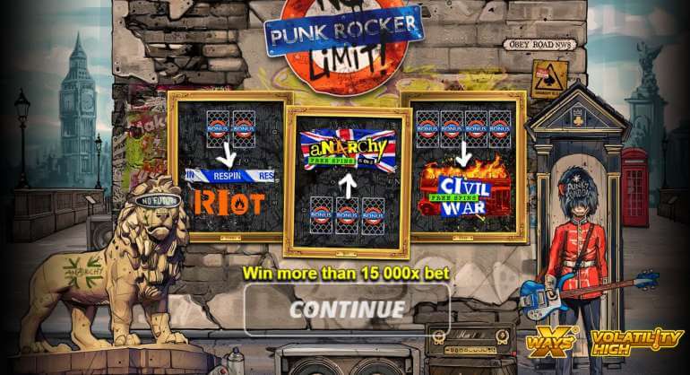 Punk Rocker Bonus Symbole