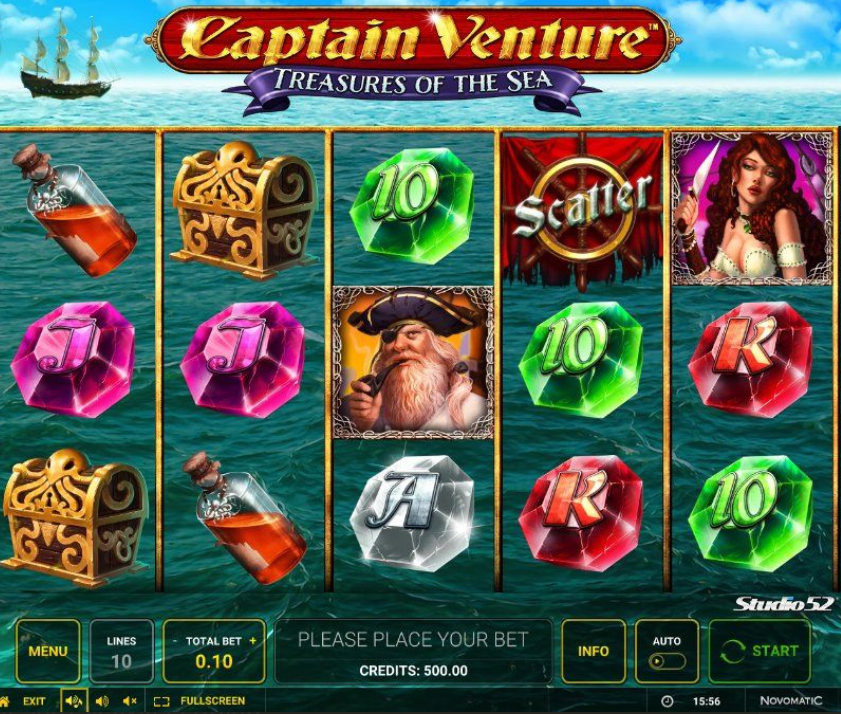 Captain Venture Treasures of the Sea-Schnittstelle